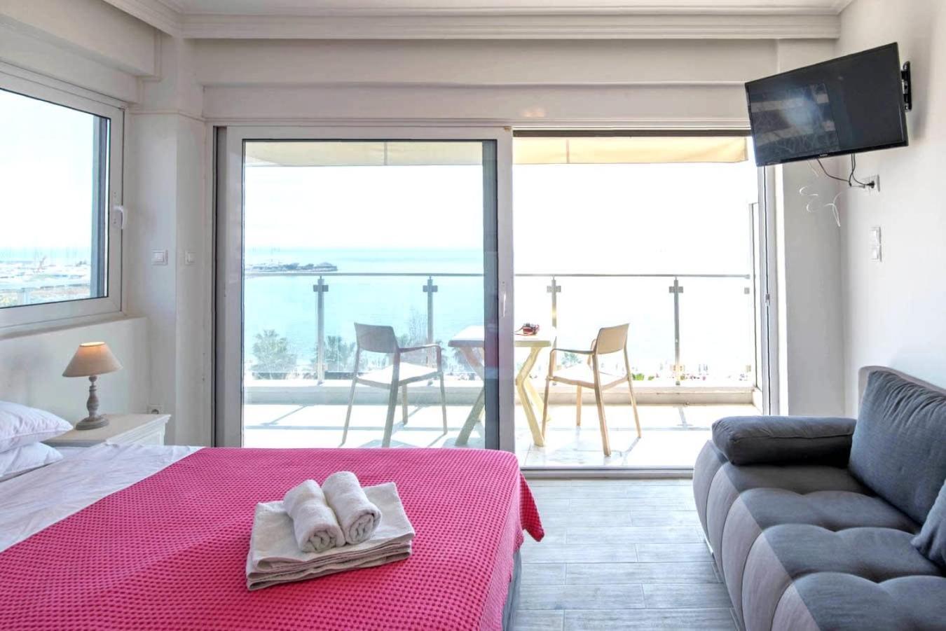 Breathtaking Seaview Studio In Athenian Riviera Extérieur photo