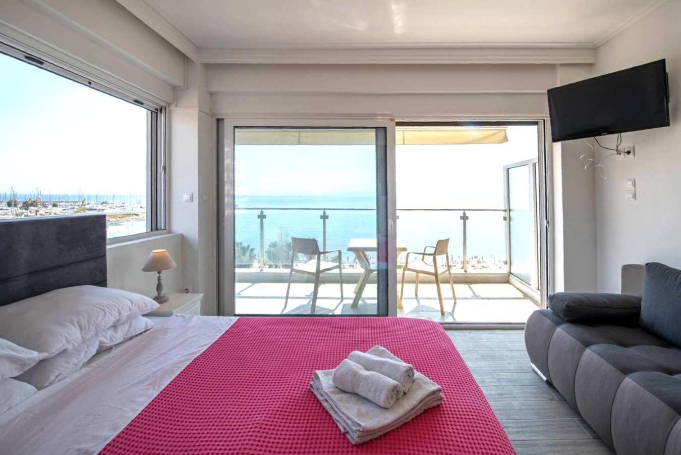 Breathtaking Seaview Studio In Athenian Riviera Extérieur photo